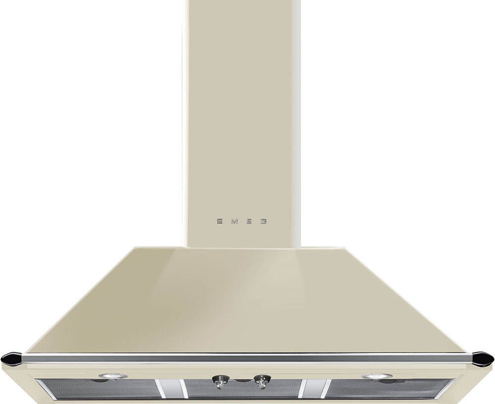 Smeg KT100PE 100cm Chimney Cooker Hood - Cream