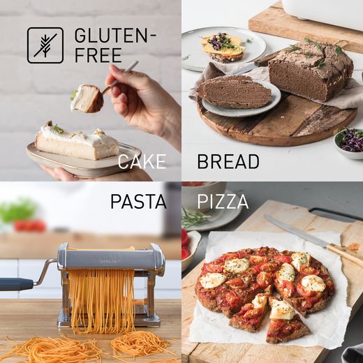 Panasonic Bread Maker - White - Annotation - gluten free shot 