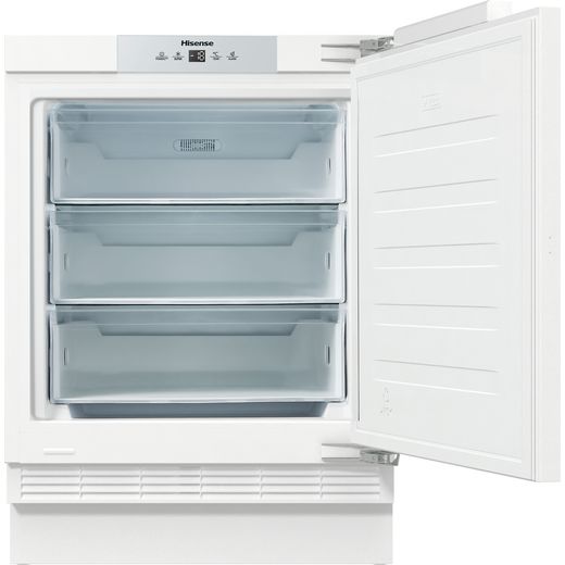 Hisense Integrated Under Counter Freezer - Front wit door open shot