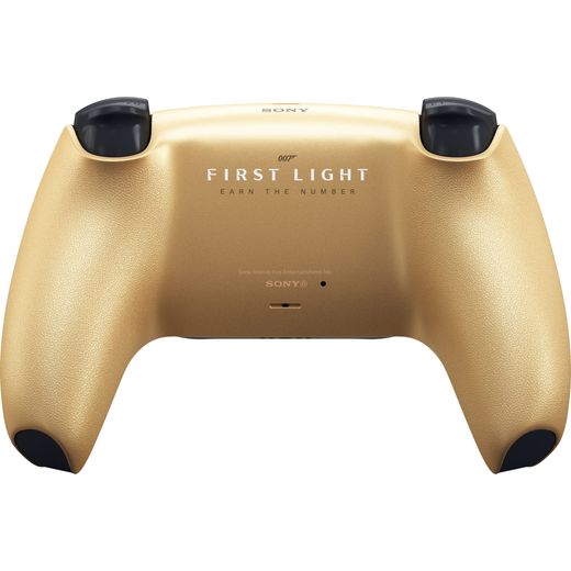 PlayStation DualSense Wireless Controller Wireless Controller For PlayStation 5,Android,Mac,PC,iOS - Black / Gold - Back shot