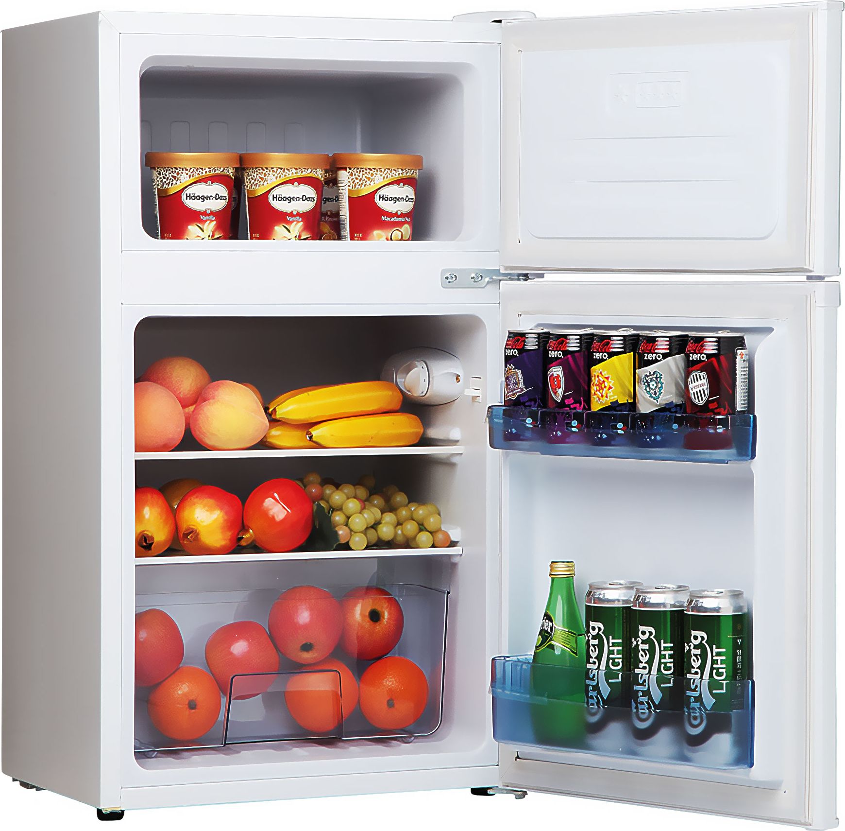 Amica FD1714/1 Freestanding Fridge Freezer - White - 71L Total Capacity