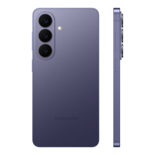 Samsung Galaxy S26 256GB Smartphone in Cobalt Violet - Back and side