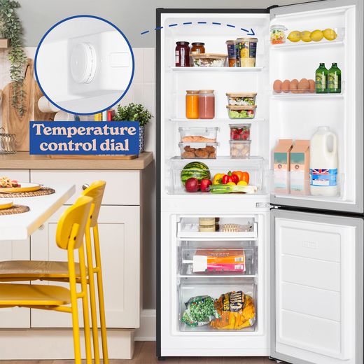 Russell Hobbs RH143FF492E1B 14cm 70/30 Fridge Freezer - Black - Annotation - temp control shot