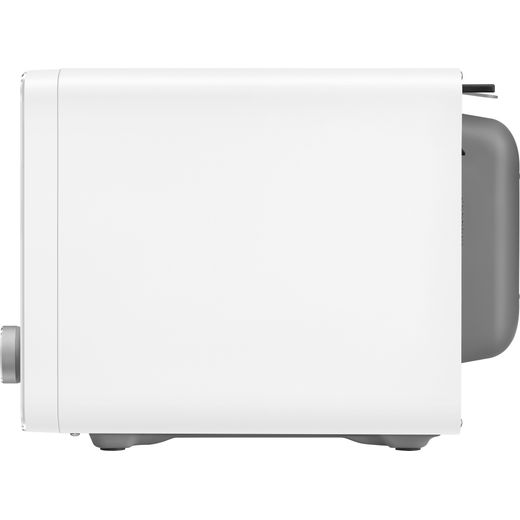 Smeg Collezione MOC02WHMUK Litre 30cm High, Freestanding Small - White - Side shot