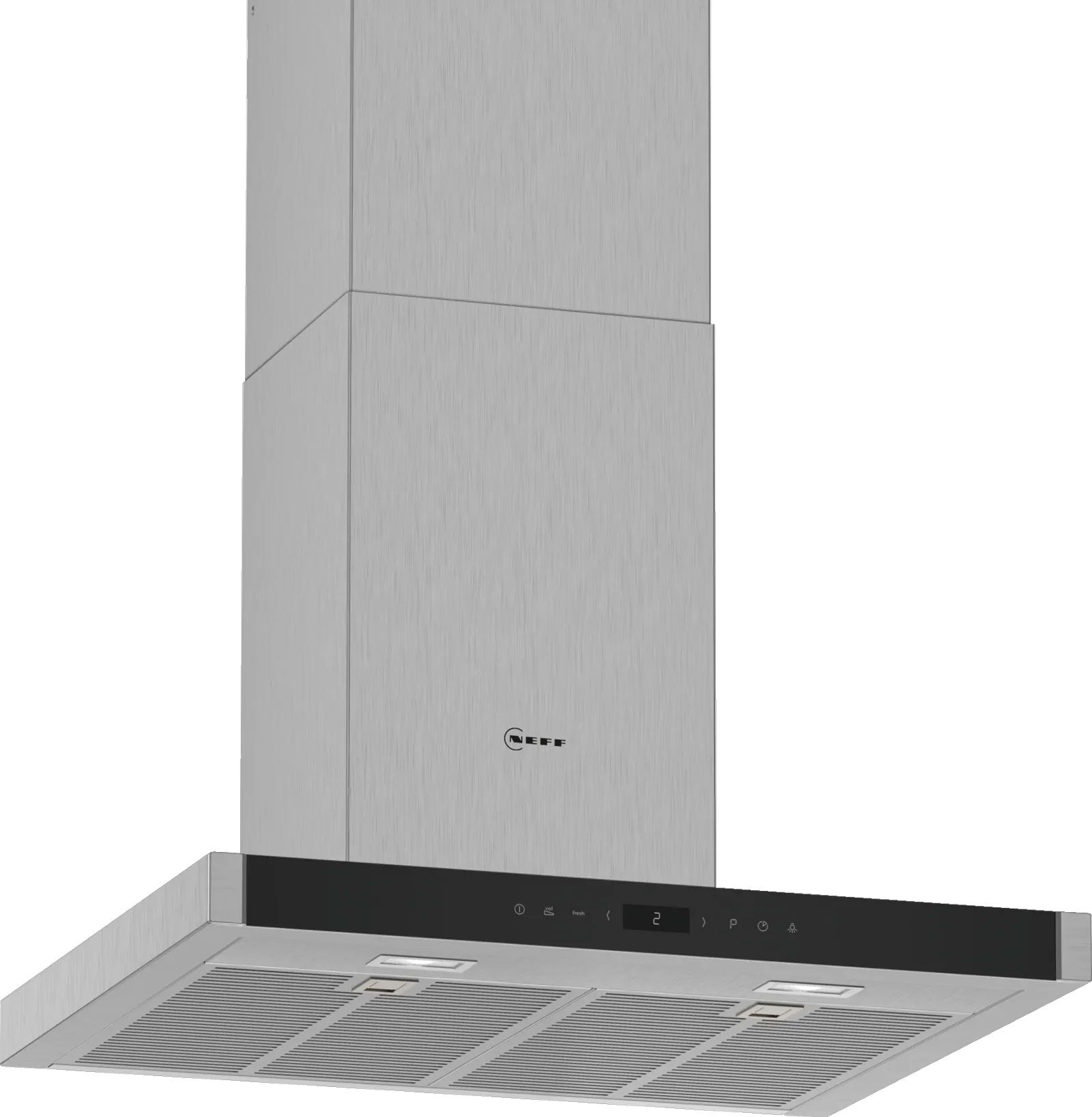 Image of NEFF N70 D65BMP5N0B 60cm Chimney Cooker Hood - Stainless Steel, Stainless Steel