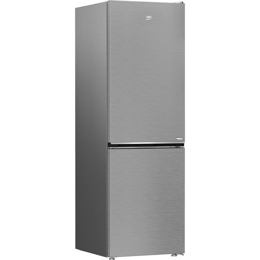 Beko Frost Free Fridge Freezer - Stainless Steel Effect - Right perspective shot