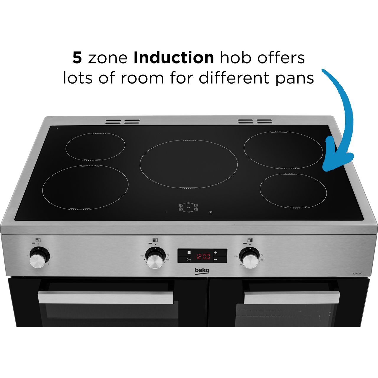 beko induction range cooker