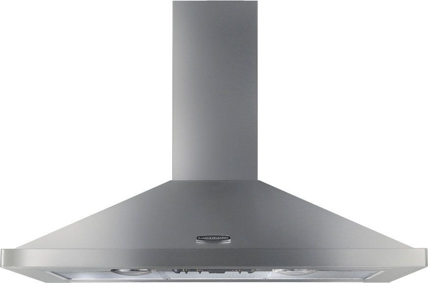 Image of Rangemaster LEIHDC110SC 110cm Chimney Cooker Hood - Stainless Steel, Stainless Steel