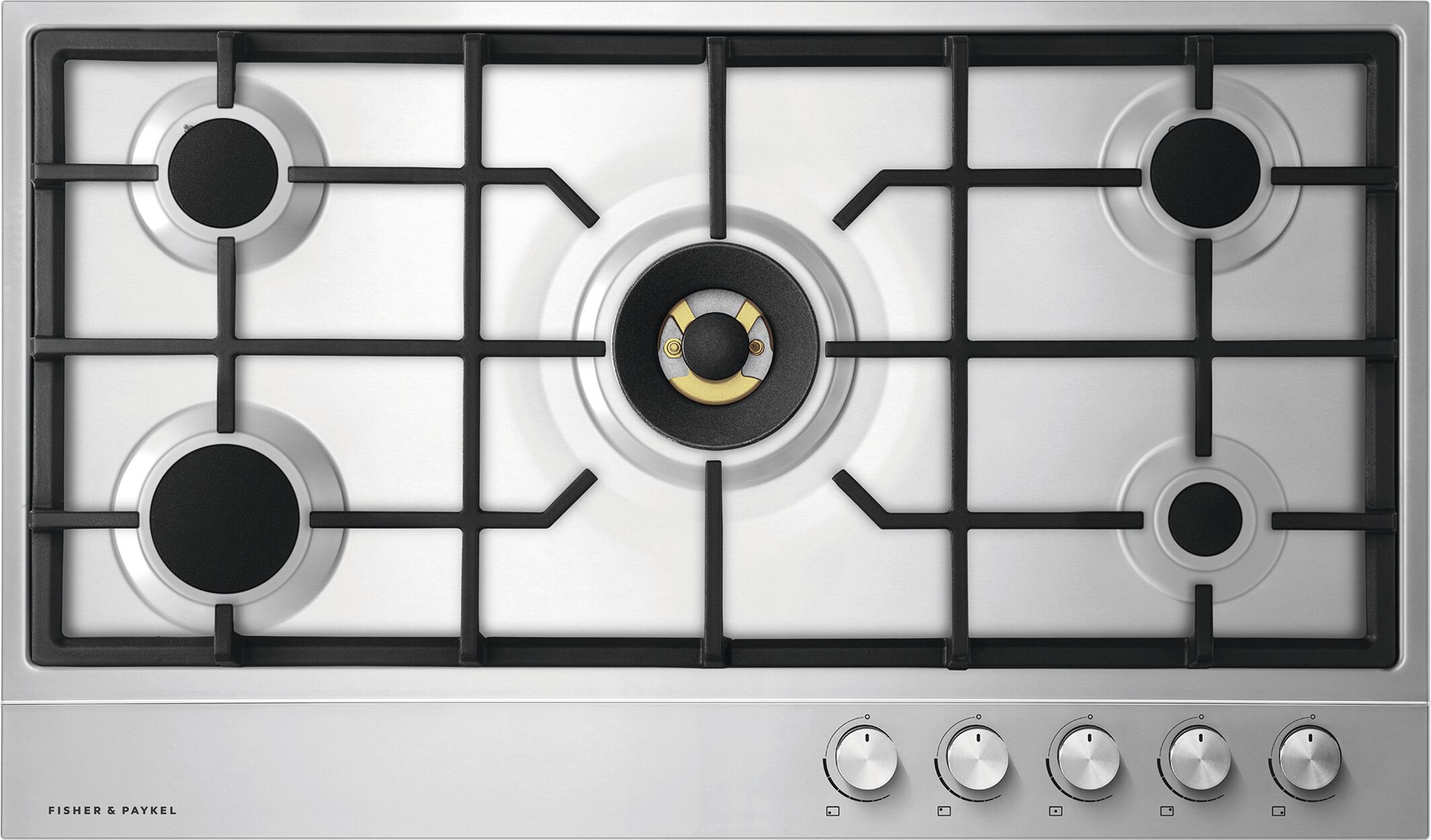 Fisher & Paykel 90cm LPG Gas Hob - Stainless Steel
