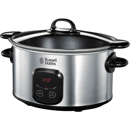 Russell Hobbs MaxiCook 22750 6 Litre Slow Cooker - Stainless Steel