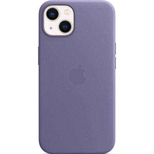 Apple Leather Case with Magsafe for iPhone 13 - Wisteria
