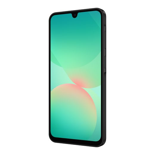 Samsung Galaxy A26 5G Smartphone in Black - Left perspective