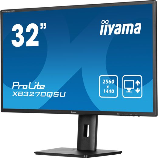 iiyama ProLite 31.5” QHD IPS Monitor | XB3270QSU-B1 | ao.com