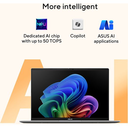 ASUS VivoBook 16 16" Laptop -, 1TB SSD, 16 GB RAM - Blue - Annotation - More intelligent shot