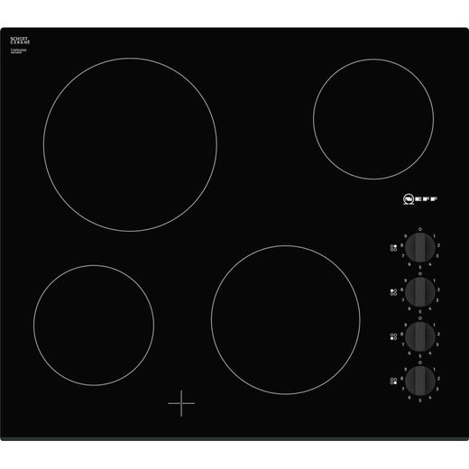 NEFF N30 T16FK40X0 Built In Ceramic Hob - Black