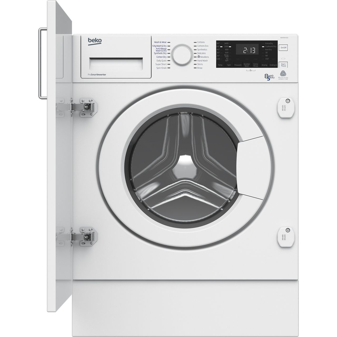 Beko WDIY854310F Integrated 8Kg / 5Kg Washer Dryer with 1400 rpm Review