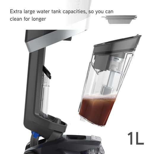 Vax ONEPWR Glide 2.0 CLHF-G2KS Hard Floor Cleaner - Graphite - Annotation - Tank size shot