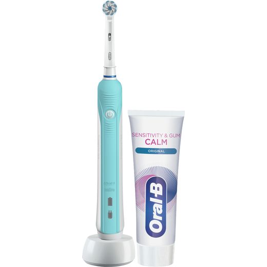 Oral B Pro 650 Sensi Ultrathin Electric Toothbrush - Turquoise