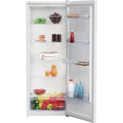 Beko LSG4545W Fridge - White - Front with door open shot
