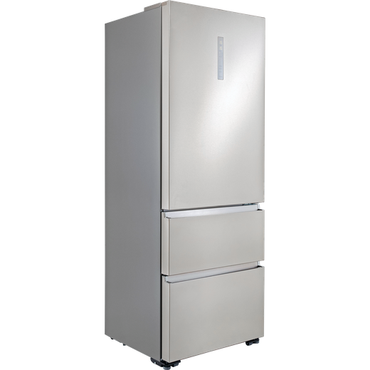 Haier A3FE743CPJ 70/30 Frost Free Fridge Freezer - Stainless Steel Effect - E Rated