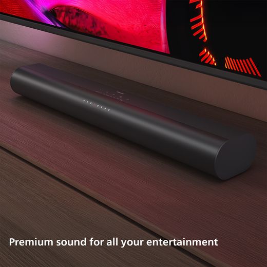 Philips TAB6100/10 Bluetooth 2.1 Soundbar - Grey - Annotation - Premium sound