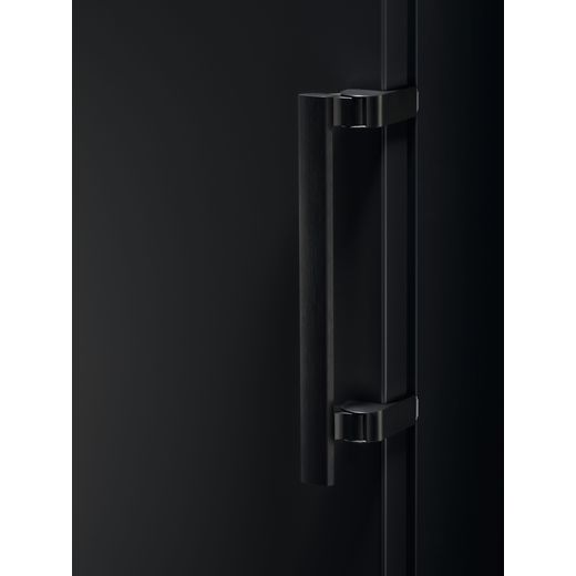 AEG Frost Free Upright Freezer - Black - Close up handle shot
