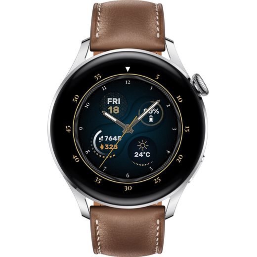 HUAWEI Watch 3 Classic 4G Smart Watch - Brown