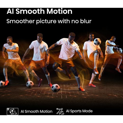 Hisense E7Q 98" 4K Ultra HD QLED Smart Android TV [2025] - Annotation - AI smooth motion