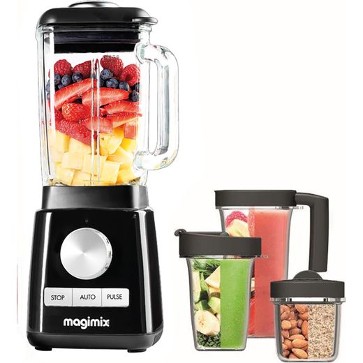Magimix Le Blender Premium 11631 1.8 Litre Blender with 2 Accessories - Black