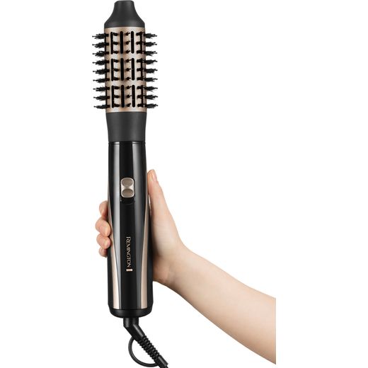 Remington Blow Dry & Style 1200W Airstyler AS7700 Hot Air Styler - Black - Person holding styling wand shot