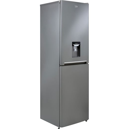 Beko 50/50 Frost Free Fridge Freezer - Silver - Right perspective shot