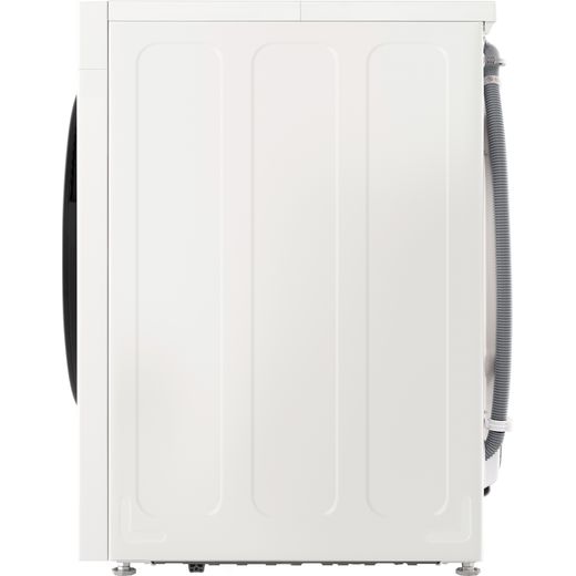 LG Series 5 AI Direct Drive F4X5013TWB 13kg Washing Machine with 1400 rpm - White - Side shot