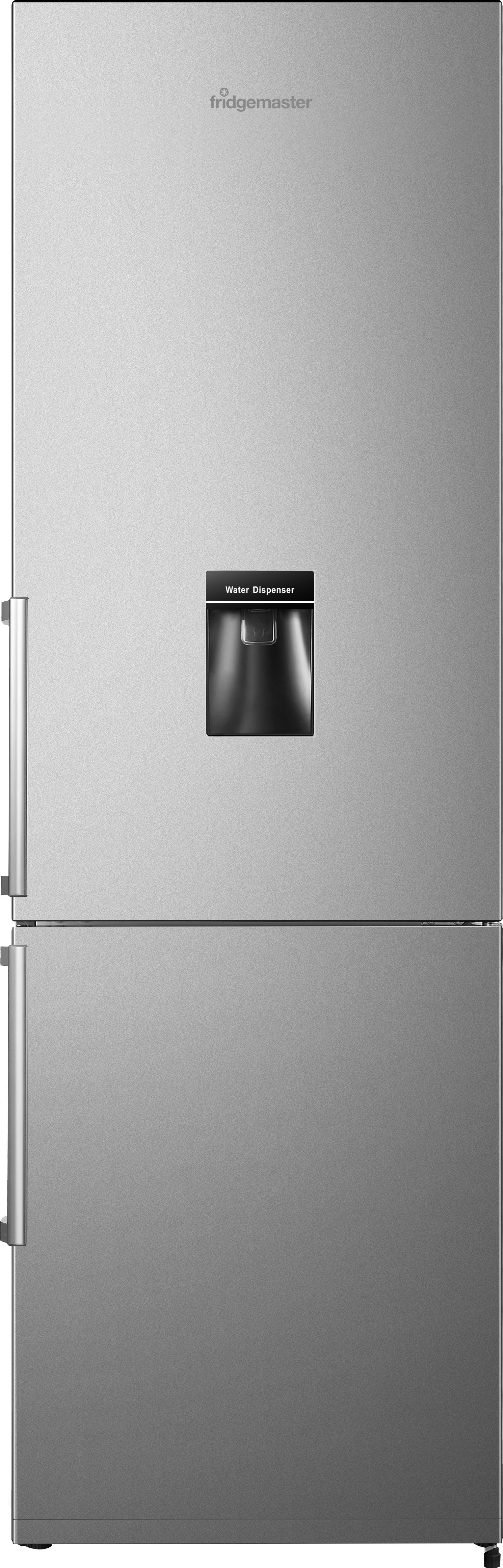 Fridgemaster MC55265DES 70/30 Fridge Freezer - Silver - E Rated, Silver
