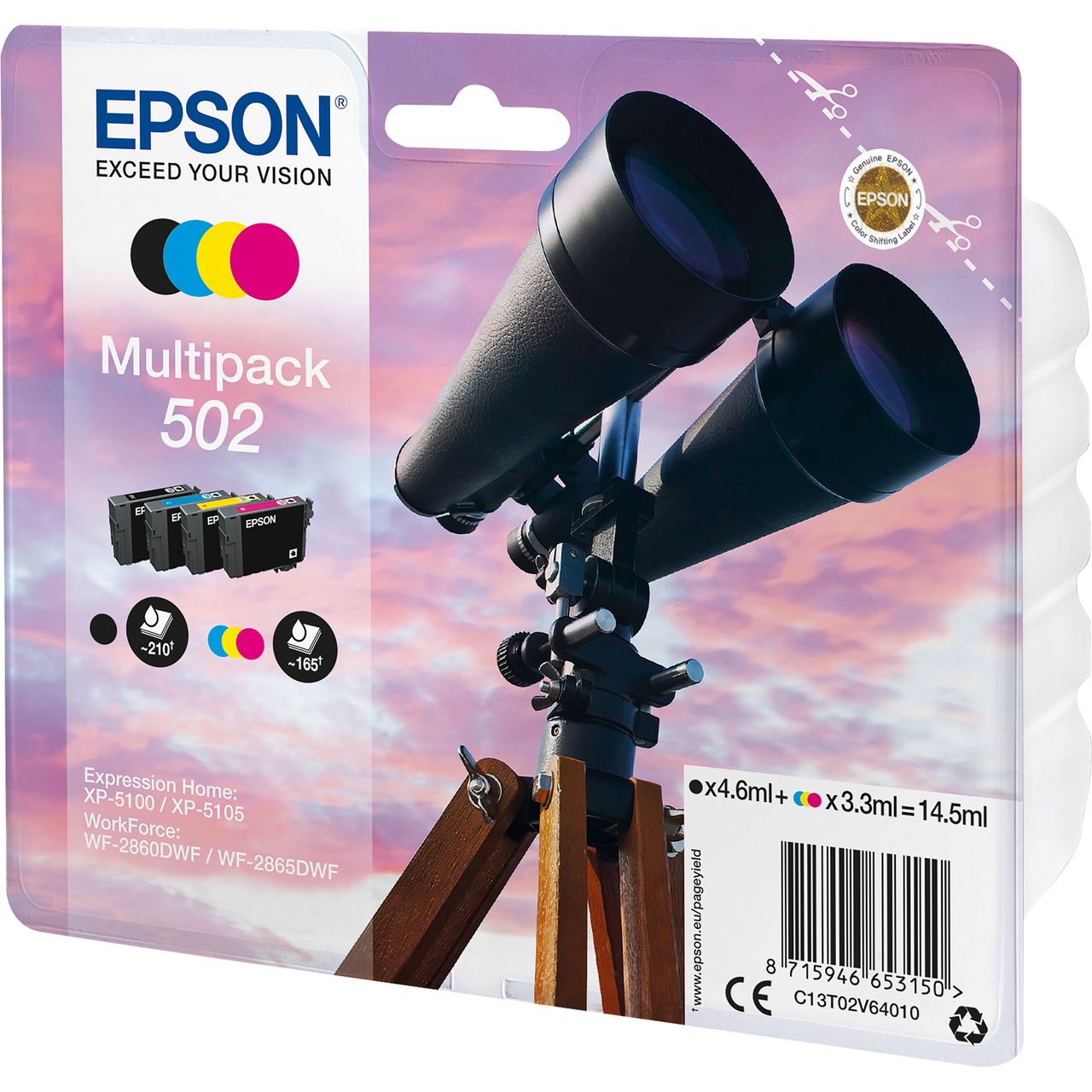 Epson Binocular Multipack 4-colours 502 Ink Review