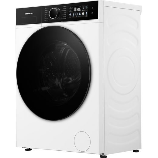 Hisense KitchenFit 3i Series WF3I9043BWFS2 9kg WiFi Connected Washing Machine with 1400 rpm - White - left perpsective shot