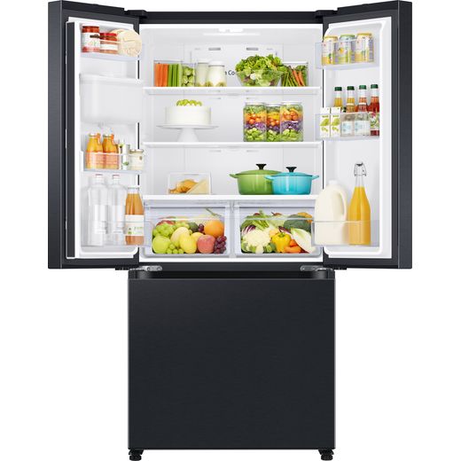 Samsung Series 7 American Fridge Freezer - Black - Fridge doors open