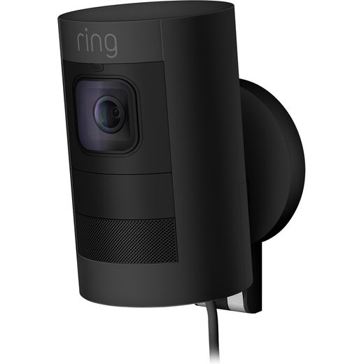 Ring Spotlight Cam Wired Network Surveillance Cam Full HD 1080p - Black