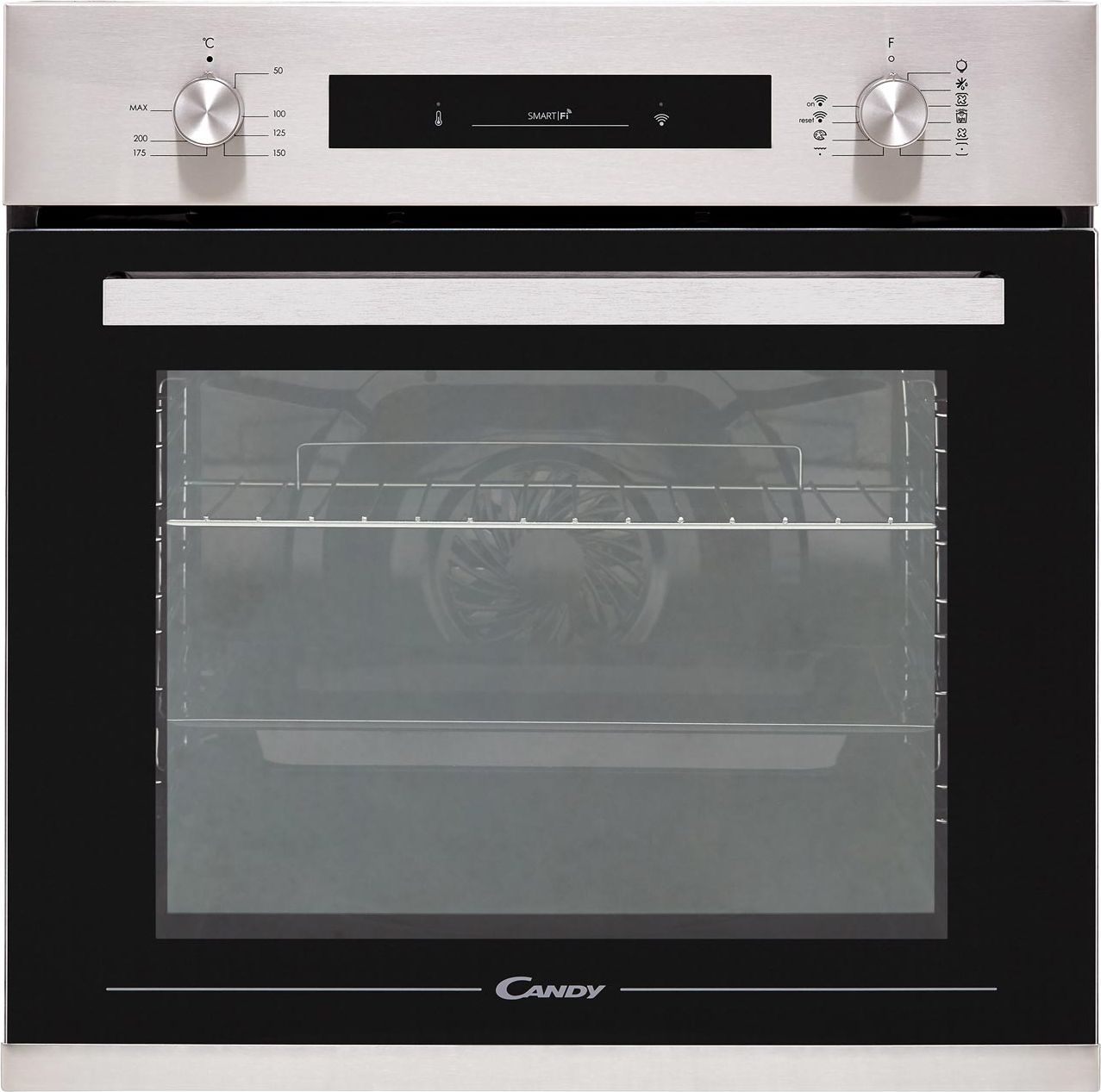 Candy FCP602XE0/E Wifi Connected Built In Electric Single Oven - Stainless Steel - A+ Rated, Stainless Steel