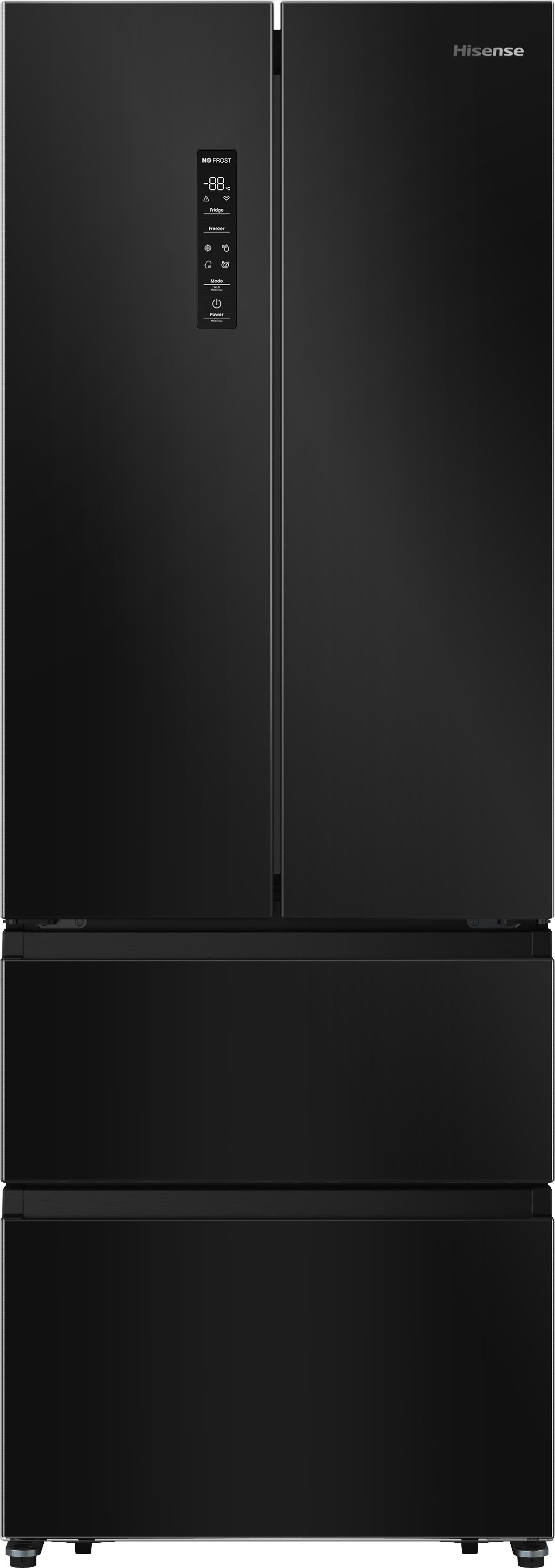 Hisense RF632N4AFC1 American Fridge Freezer - Black Stainless Steel