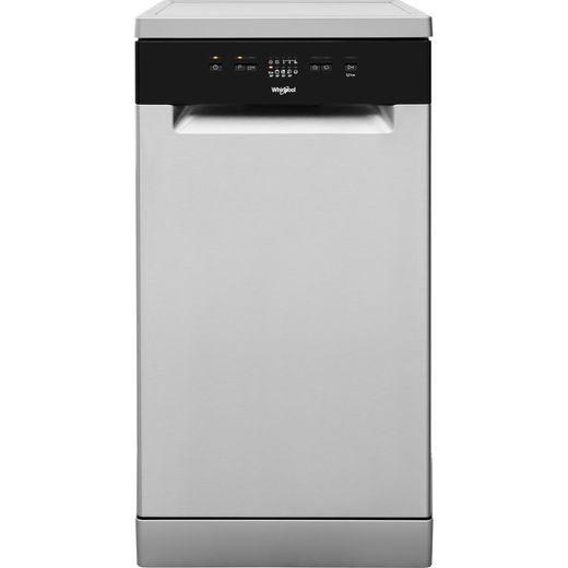 Whirlpool WSFE2B19XUKN Slimline Dishwasher - Stainless Steel - A+ Rated