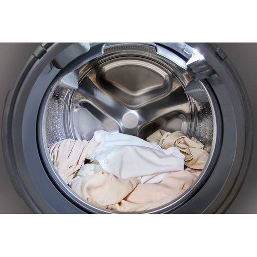 Bosch Series 6 i-Dos WGH254ARGB 10kg WiFi Connected Washing Machine with 1400 rpm - Graphite - close up shot