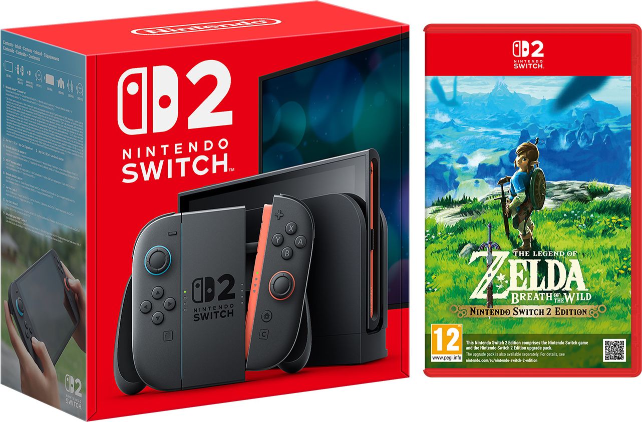 Image of Nintendo Switch 2 256GB with The Legend of Zelda: Breath of the Wild - Black, Black