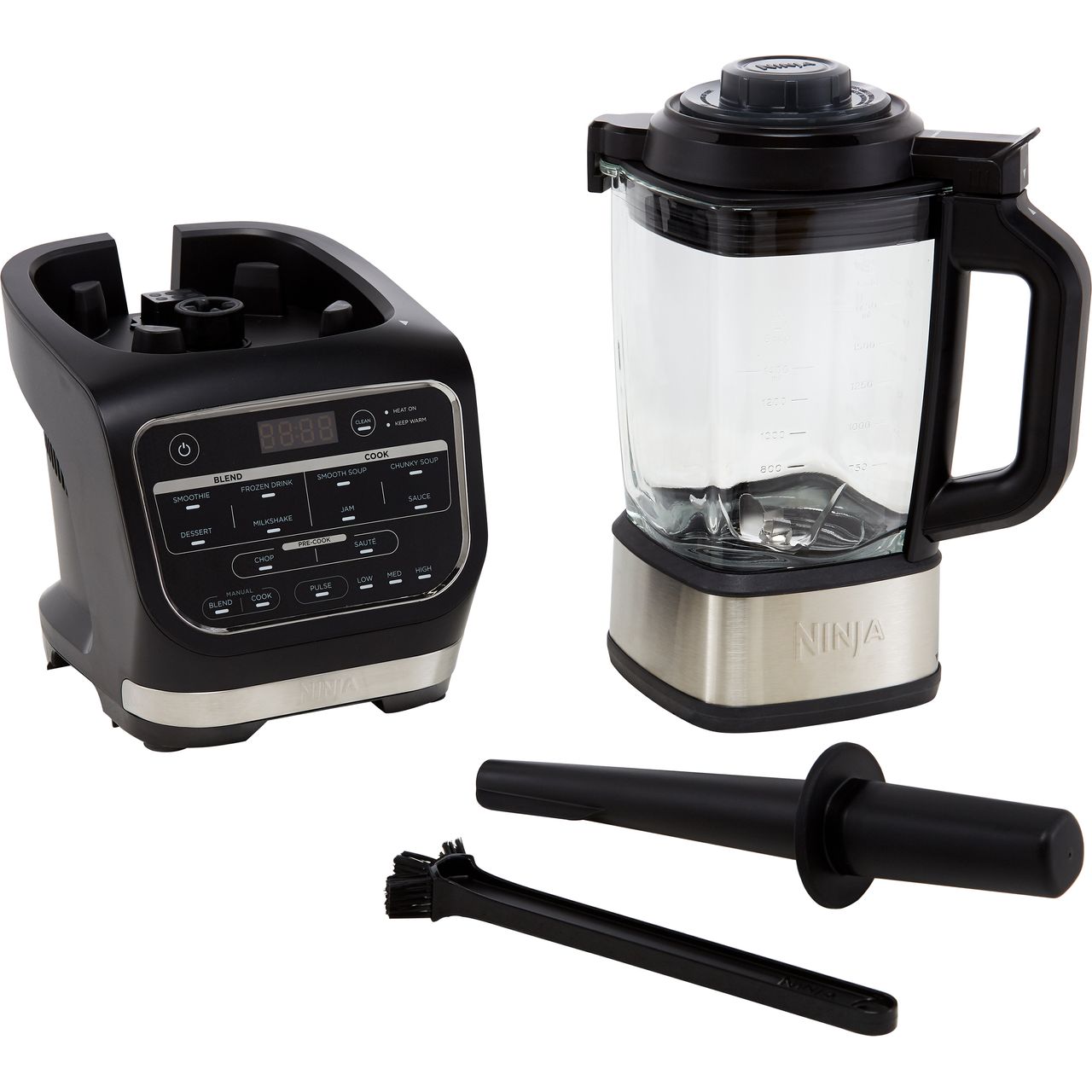 Ninja HB150EU mit Kochfunktion und 10 Auto-iQ-Programme, 1000 Watt - Schwarz