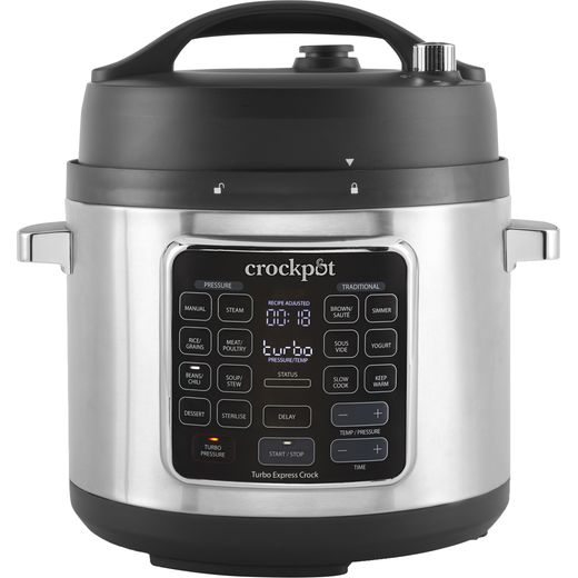 Crockpot CSC062 5.6 Litre Multi Cooker - Black / Stainless Steel