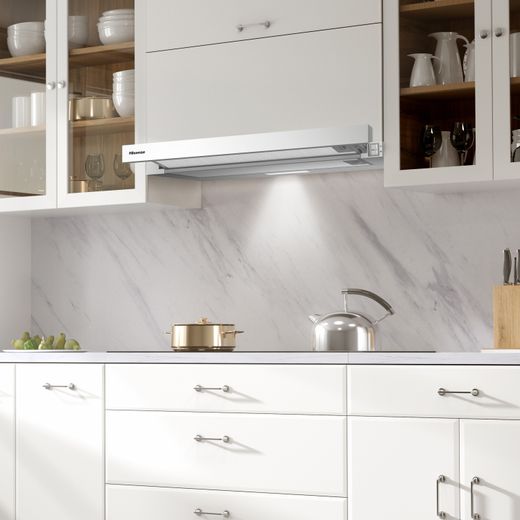 Hisense CH6T10BXUK Telescopic Cooker Hood Stainless Steel - Cooker hood in kitchen