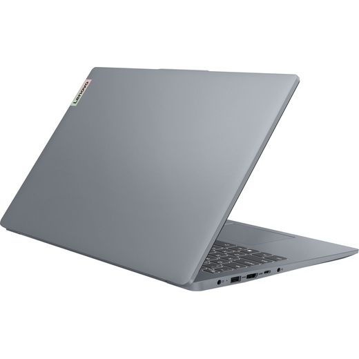 Lenovo IdeaPad Slim 3 15.6" Laptop - Intel® Core™ i5, 512GB SSD, 8 GB RAM - Grey - Back left perpsective shot