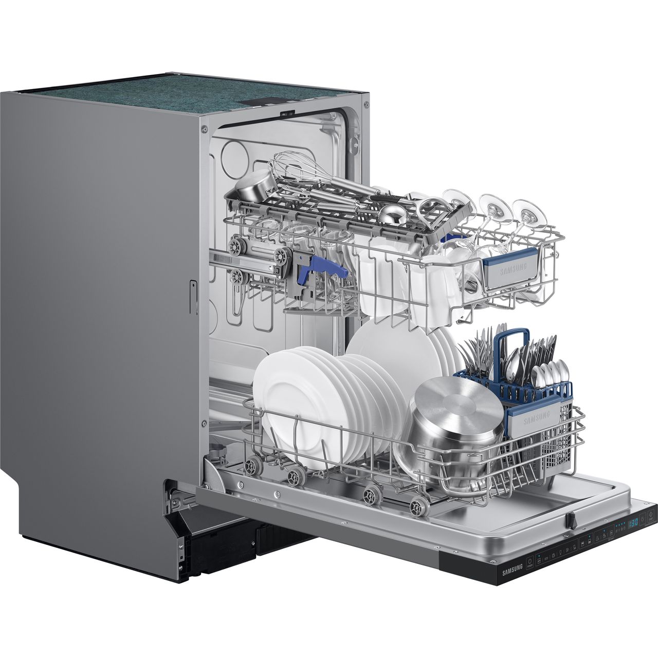 Samsung Series 5 Slimline Dishwasher DW50DG430B00EU WH ao