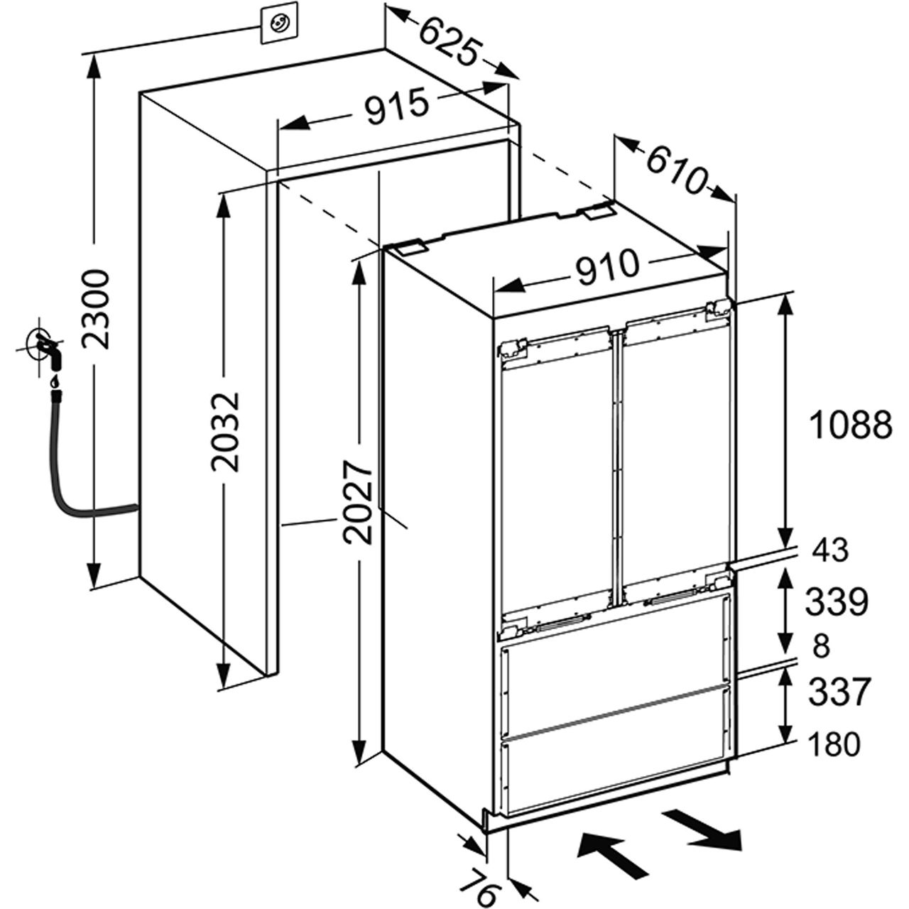 Liebherr ECBN6256 Integrated American Fridge Freezer Review