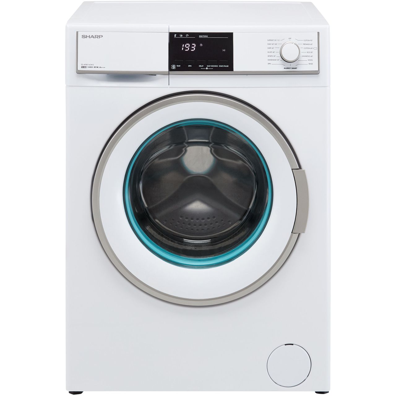 Sharp ES-HFB0143W3-EN 10Kg Washing Machine with 1400 rpm Review