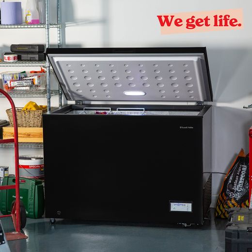 Russell Hobbs Chest Freezer - Black  - Annotation - We get life shot